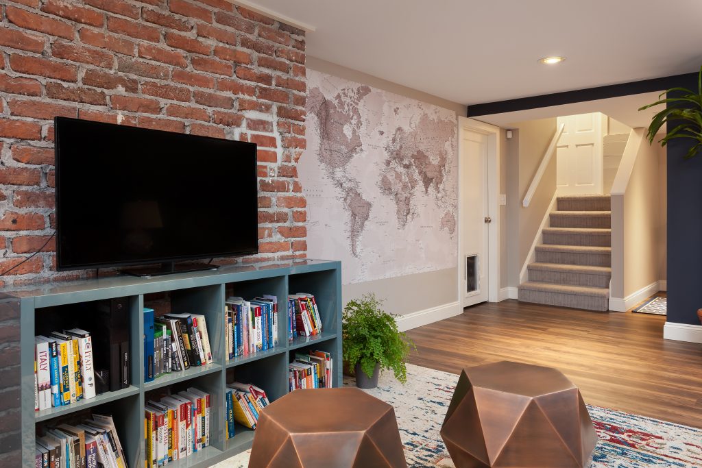 basement interior design, seattle